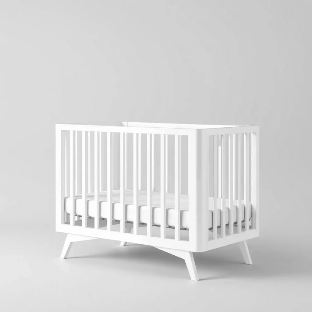 Modern wit convertible babybed